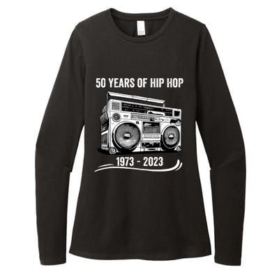 50 Years Of Hip Hop 50th Anniversary Of Rap Womens CVC Long Sleeve Shirt