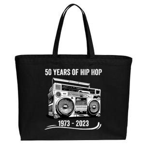 50 Years Of Hip Hop 50th Anniversary Of Rap Cotton Canvas Jumbo Tote