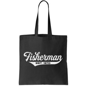 53 Year Old Fisherman Fishing 1970 53rd Birthday Cute Tote Bag