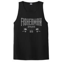 53 Year Old Fisherman Fishing 1970 53rd Birthday Gift PosiCharge Competitor Tank