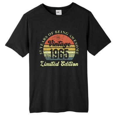 57 Years Of Being Awesome Vintage 1965 Limited Edition Tall Fusion ChromaSoft Performance T-Shirt