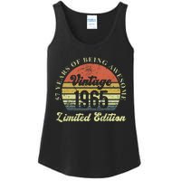 57 Years Of Being Awesome Vintage 1965 Limited Edition Ladies Essential Tank