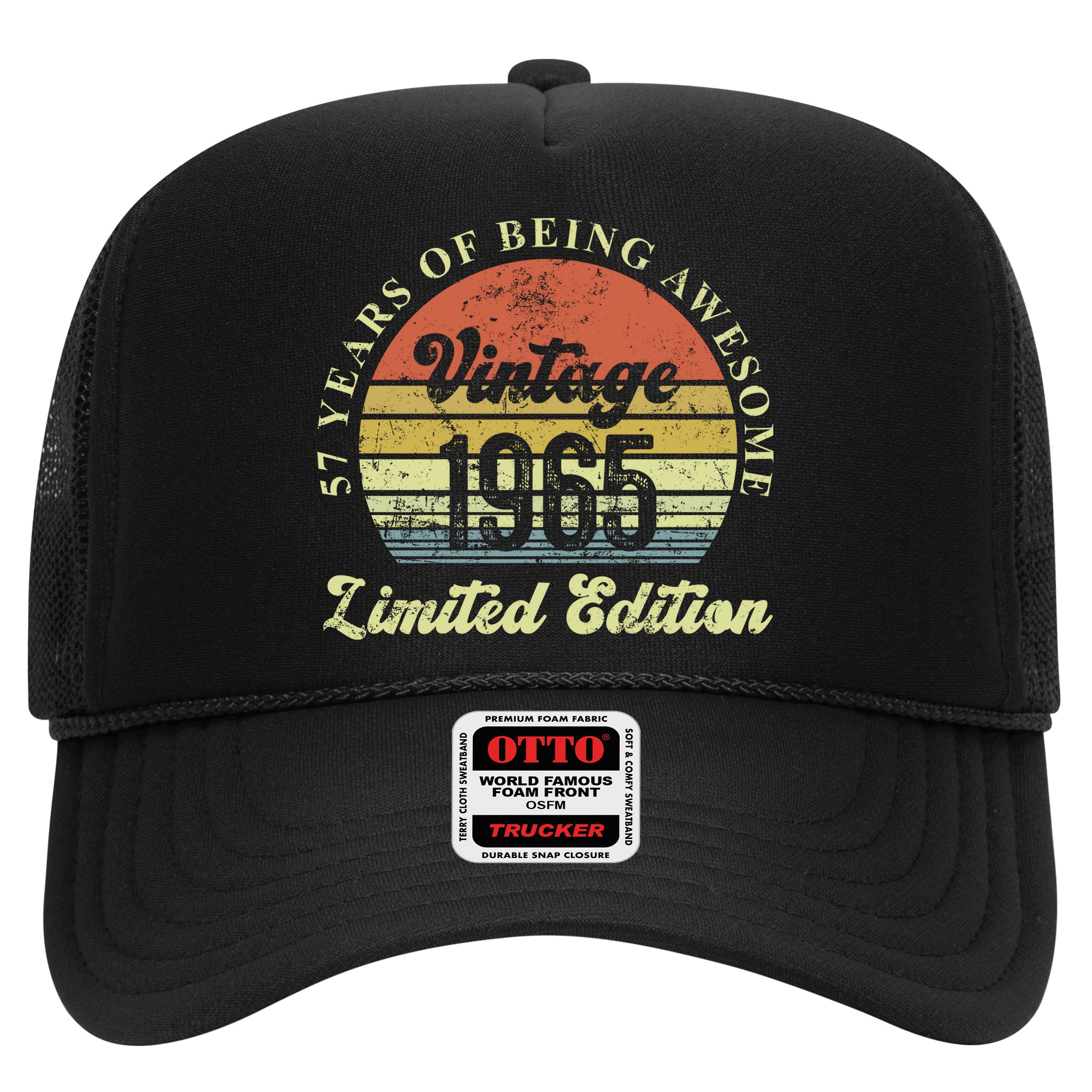 57 Years Of Being Awesome Vintage 1965 Limited Edition Hat