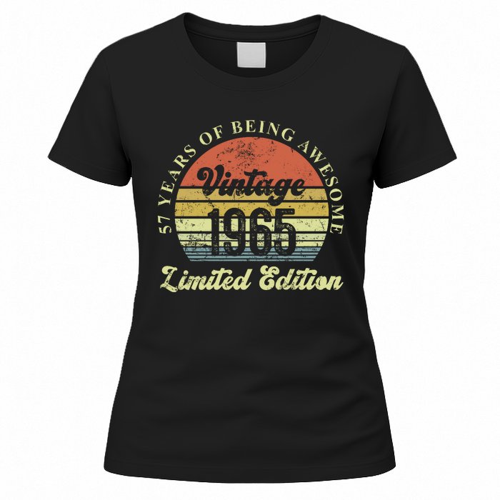 57 Years Of Being Awesome Vintage 1965 Limited Edition Women's T-Shirt