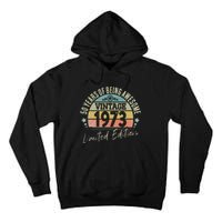 50 Year Old Gifts Vintage 1973 Limited Edition 50th Birthday Love Tall Hoodie