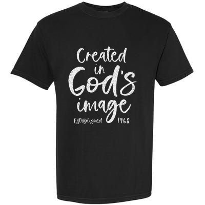 56 Year Old Christian Love Jesus And God 1968 56th Birthday Garment-Dyed Heavyweight T-Shirt