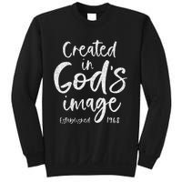 56 Year Old Christian Love Jesus And God 1968 56th Birthday Sweatshirt