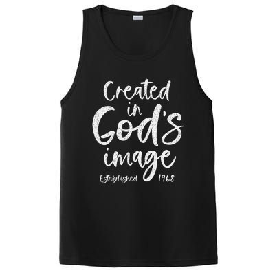 56 Year Old Christian Love Jesus And God 1968 56th Birthday PosiCharge Competitor Tank