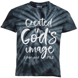 56 Year Old Christian Love Jesus And God 1968 56th Birthday Kids Tie-Dye T-Shirt