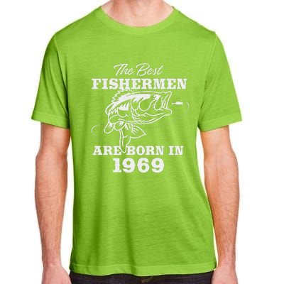 54 Year Old Fisherman Fishing 1969 54th Birthday Cute Adult ChromaSoft Performance T-Shirt