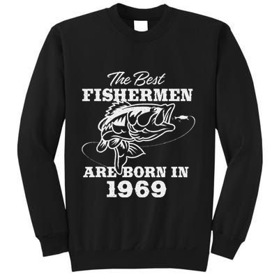 54 Year Old Fisherman Fishing 1969 54th Birthday Cute Sweatshirt