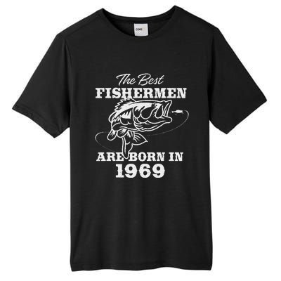 54 Year Old Fisherman Fishing 1969 54th Birthday Cute Tall Fusion ChromaSoft Performance T-Shirt