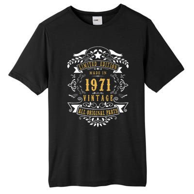 52 Years Old 52nd Birthday Made Born In 1971 Idea Tall Fusion ChromaSoft Performance T-Shirt