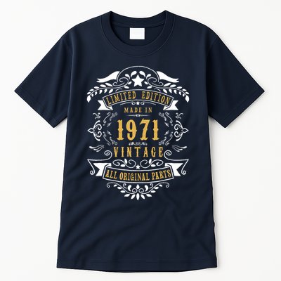 52 Years Old 52nd Birthday Made Born In 1971 Idea Tall T-Shirt