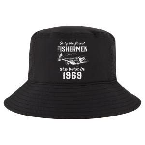 54 Year Old Fisherman Fishing 1969 54th Birthday Cool Comfort Performance Bucket Hat