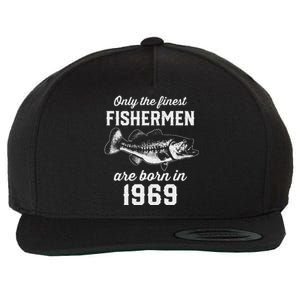 54 Year Old Fisherman Fishing 1969 54th Birthday Wool Snapback Cap