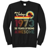 50 Years Old 1973 Vintage 50th Birthday Men Women Sweatshirt