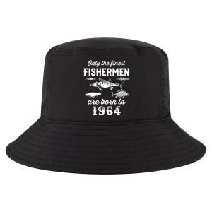 58 Years Old Fishing Fisherman 1964 Birthday Cool Comfort Performance Bucket Hat