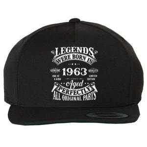 59 Years Old Awesome Since November 1963 59th Birthday Gift Wool Snapback Cap