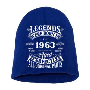 59 Years Old Awesome Since November 1963 59th Birthday Gift Short Acrylic Beanie