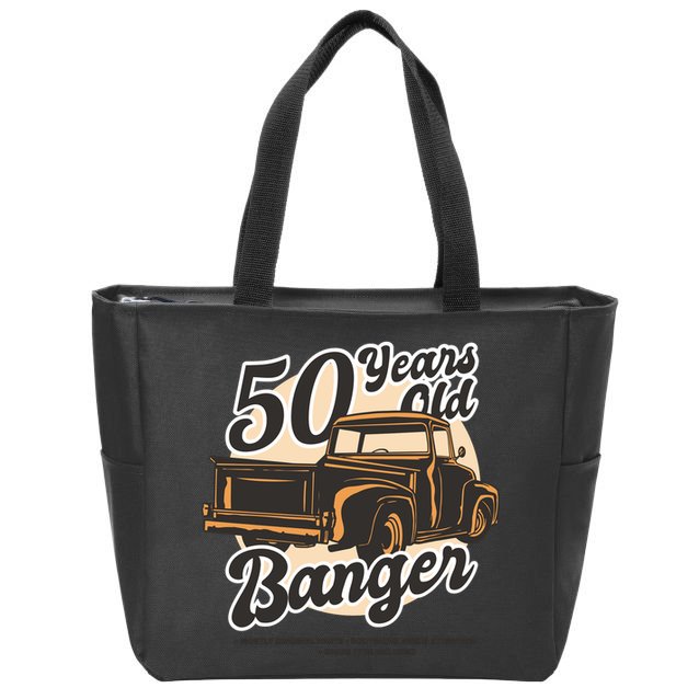 50 Years Old Banger Funny Birthday Zip Tote Bag