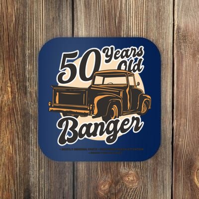 50 Years Old Banger Funny Birthday Coaster