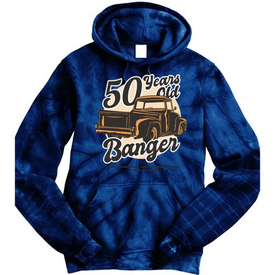 50 Years Old Banger Funny Birthday Tie Dye Hoodie