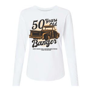 50 Years Old Banger Funny Birthday Womens Cotton Relaxed Long Sleeve T-Shirt