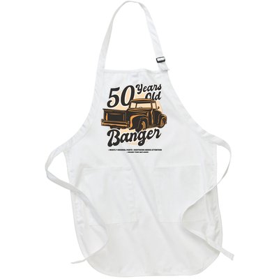 50 Years Old Banger Funny Birthday Full-Length Apron With Pockets