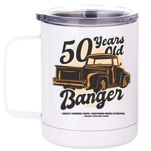 50 Years Old Banger Funny Birthday 12 oz Stainless Steel Tumbler Cup