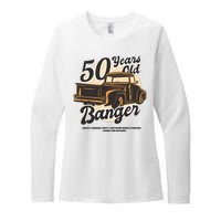 50 Years Old Banger Funny Birthday Womens CVC Long Sleeve Shirt