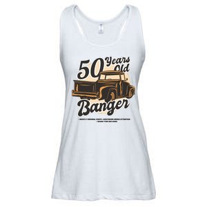 50 Years Old Banger Funny Birthday Ladies Essential Flowy Tank