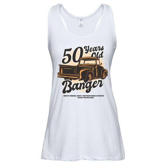 50 Years Old Banger Funny Birthday Ladies Essential Flowy Tank