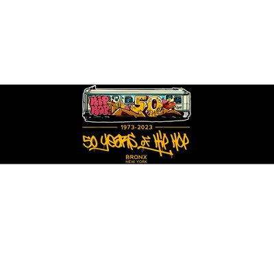 50 Years Of Hip Hop 50th Anniversary Retro Graffiti Bumper Sticker