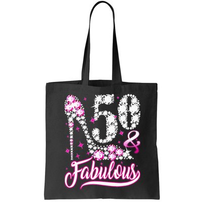 50 Years Old Gifts 50 & Fabulous 50th Birthday Pink Diamond Bag