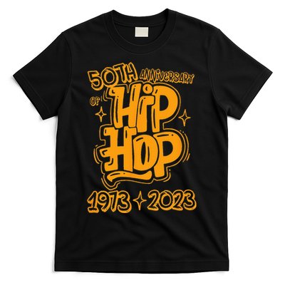 50 Years Old 50th Anniversary Of Hip Hop Graffiti Hip Hop T-Shirt