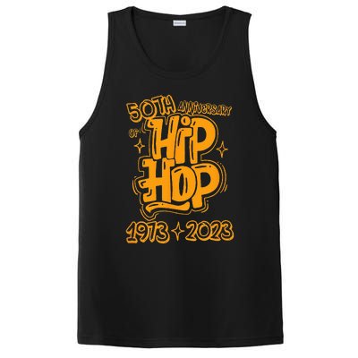 50 Years Old 50th Anniversary Of Hip Hop Graffiti Hip Hop PosiCharge Competitor Tank