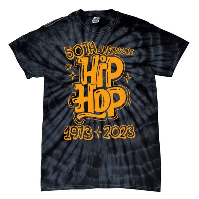 50 Years Old 50th Anniversary Of Hip Hop Graffiti Hip Hop Tie-Dye T-Shirt