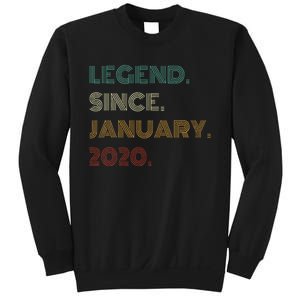 5 Years Old Legend Since January 2020 5th Birthday Gift Sweatshirt