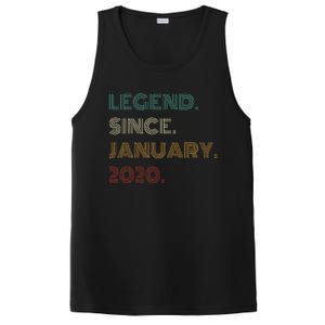 5 Years Old Legend Since January 2020 5th Birthday Gift PosiCharge Competitor Tank