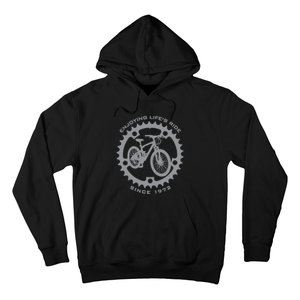 50 Year Old Mountain Biker Biking Cycling 1972 50th Birthday Hoodie