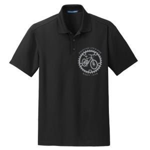 50 Year Old Mountain Biker Biking Cycling 1972 50th Birthday Dry Zone Grid Polo