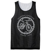 50 Year Old Mountain Biker Biking Cycling 1972 50th Birthday Mesh Reversible Basketball Jersey Tank