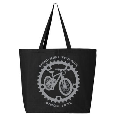 50 Year Old Mountain Biker Biking Cycling 1972 50th Birthday 25L Jumbo Tote