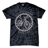 50 Year Old Mountain Biker Biking Cycling 1972 50th Birthday Tie-Dye T-Shirt