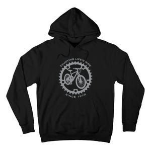 50 Year Old Mountain Biker Biking Cycling 1972 50th Birthday Tall Hoodie