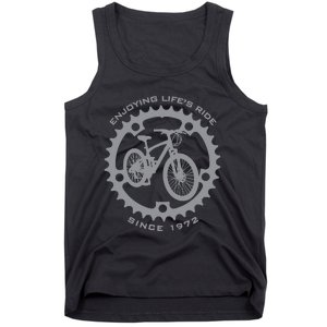 50 Year Old Mountain Biker Biking Cycling 1972 50th Birthday Tank Top