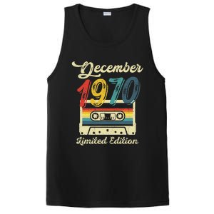 52 Years Old Gift Retro December 1970 Cassette 52nd Birthday PosiCharge Competitor Tank