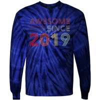 5 Year Old Bday Decorations Son Boy 5yr 2019 10th Birthday Tie-Dye Long Sleeve Shirt