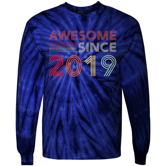 5 Year Old Bday Decorations Son Boy 5yr 2019 10th Birthday Tie-Dye Long Sleeve Shirt